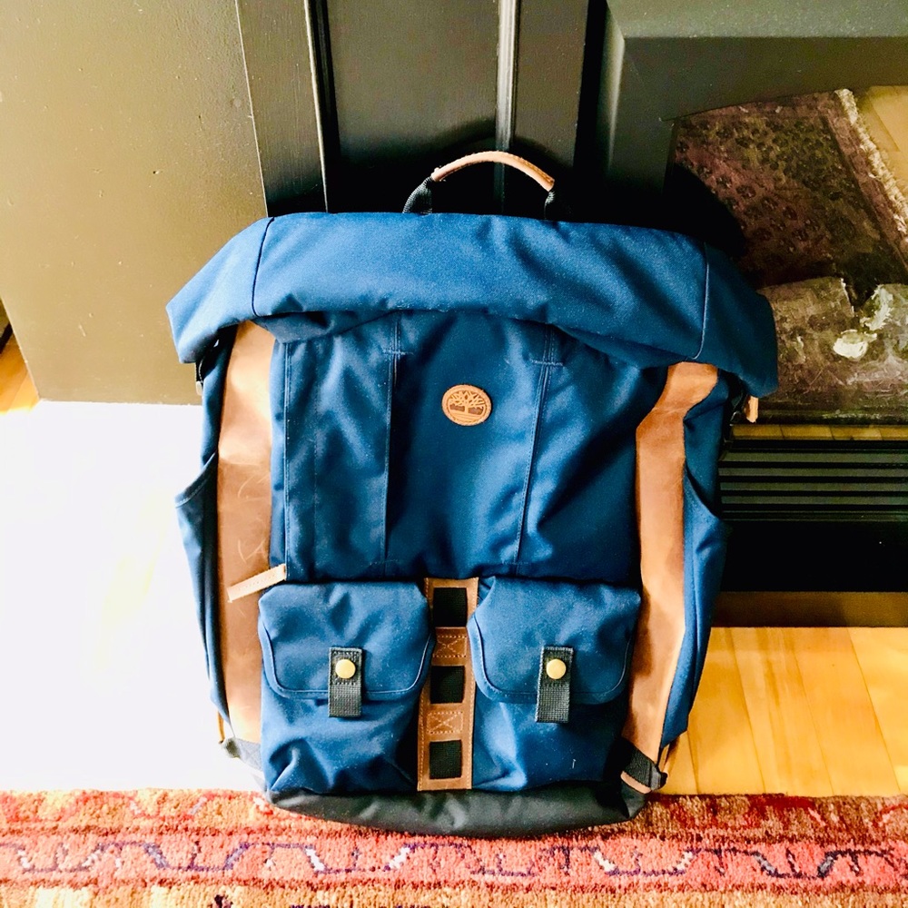 TIMBERLAND USED ONCE ROLL TOP BACKPACK